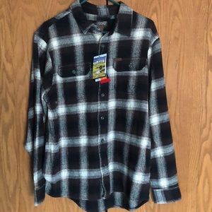 Orvis heavyweight double brushe flannel shirt Med